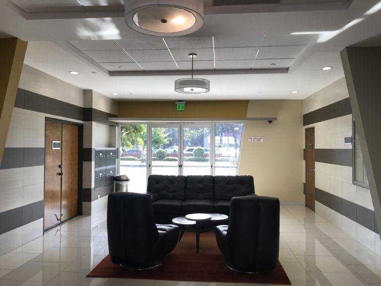 commercial property renovations lobby area in Los Angeles