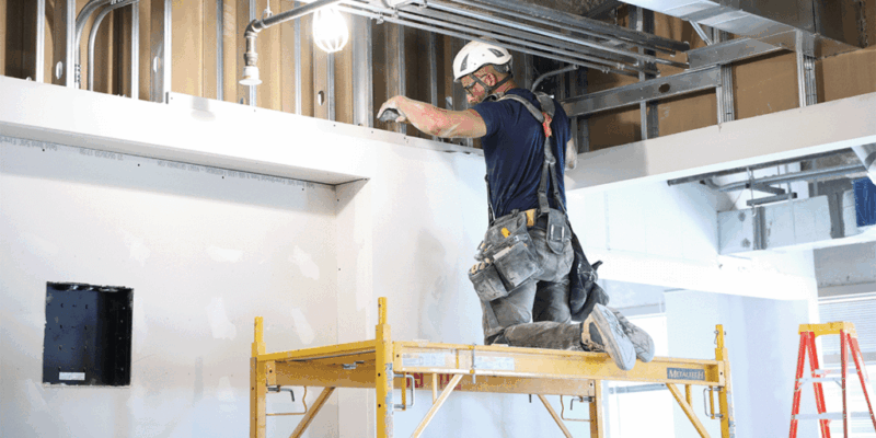 commercial construction installation