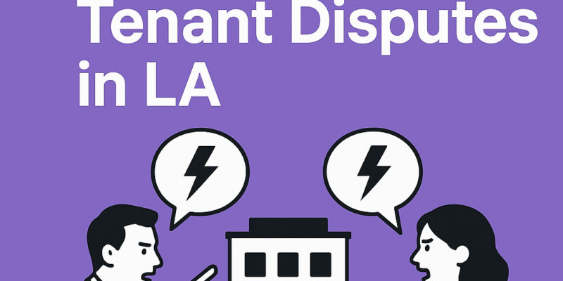 tenant and landlord disputes.