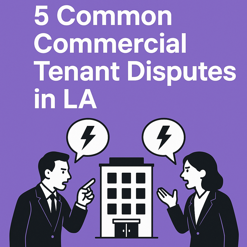 5 Common Commercial Tenant Disputes in LA and How to Resolve Them