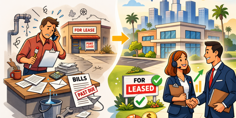 self managers struggling until third party management is hired.