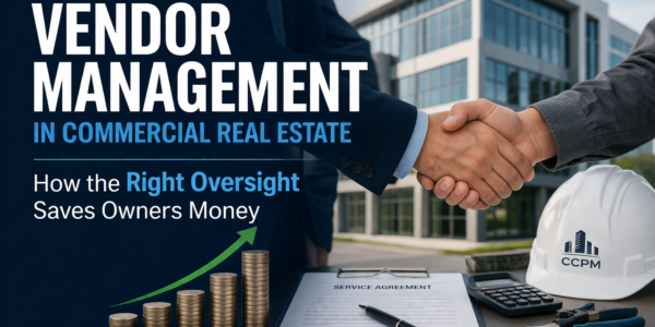 handshake in front of commercial management