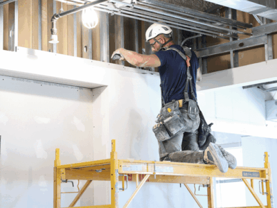commercial construction installation